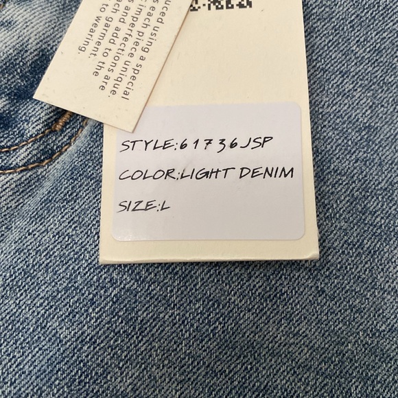 Blue Velvet Large 12/14 Ultra Wide Flare Leg Jeans Blue Star Patch Accents NWT - Picture 7 of 15